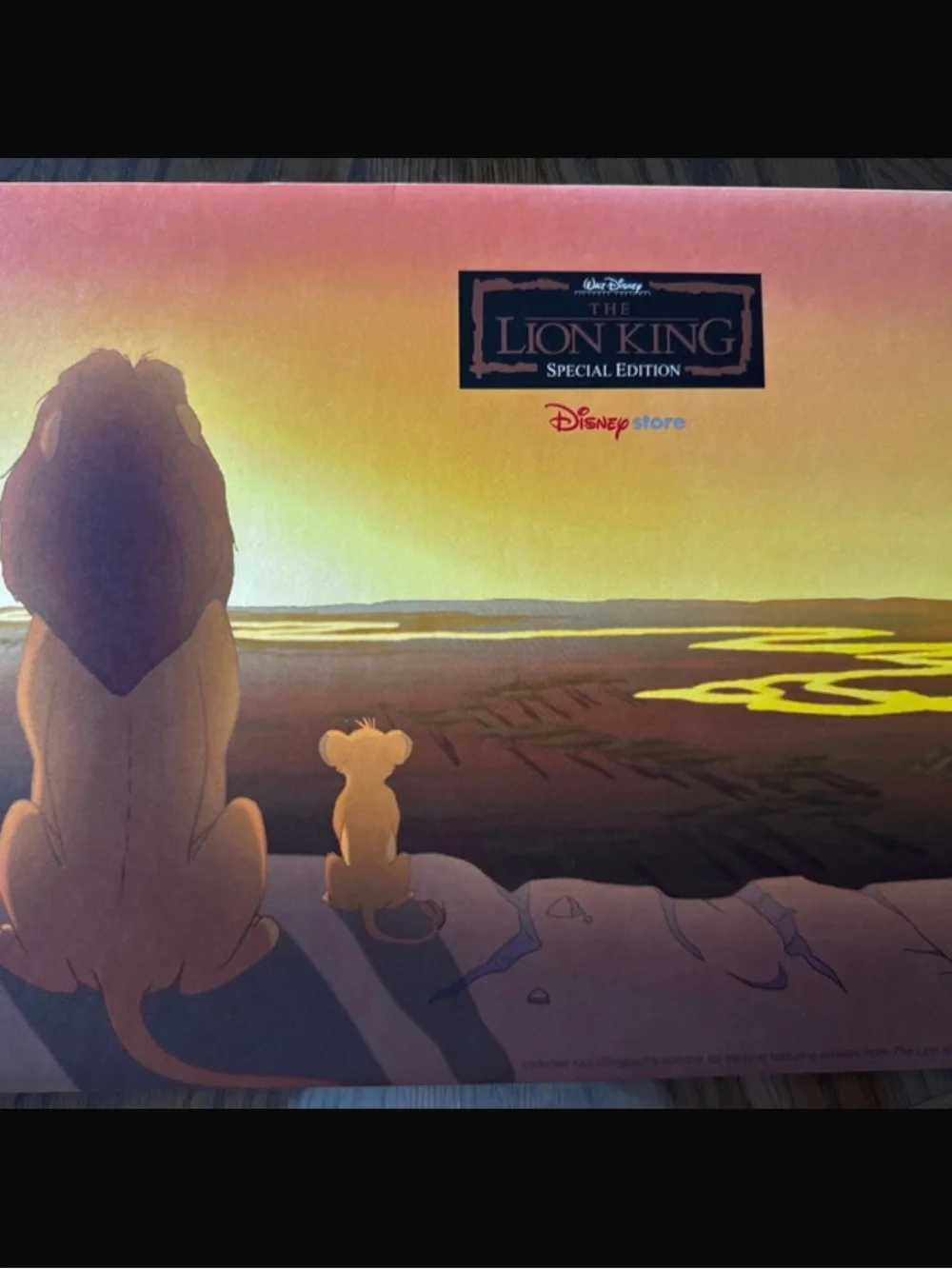 Disney Vintage Lion King Special Edition Movie Lithograph Portfolio